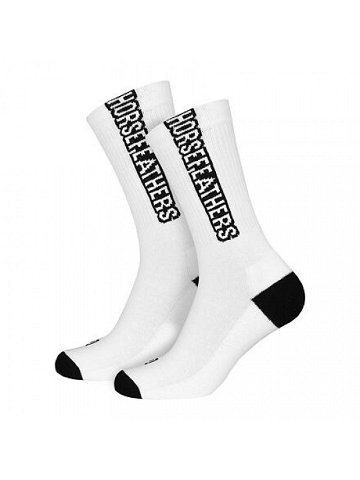 HORSEFEATHERS Ponožky Allen – white WHITE velikost 8 – 10