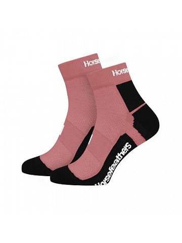 HORSEFEATHERS Technické funkční ponožky Cadence W – ash rose PINK velikost 8 – 10