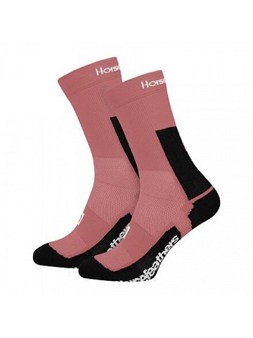 HORSEFEATHERS Technické funkční ponožky Cadence Long W – ash rose PINK velikost 8 – 10