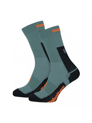 HORSEFEATHERS Technické funkční ponožky Cadence Long – jade BLUE velikost 8 – 10