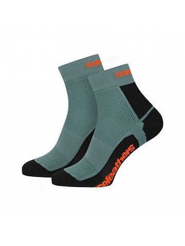 HORSEFEATHERS Technické funkční ponožky Cadence – jade BLUE velikost 8 – 10