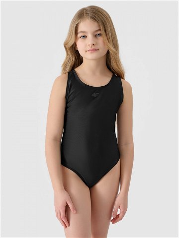 Dívčí jednodílné plavky – černé