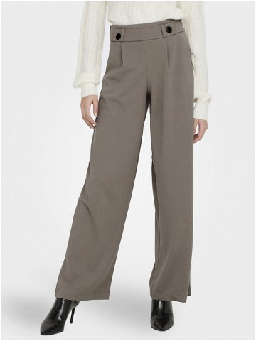 Hnědé dámské široké kalhoty JDY Geggo