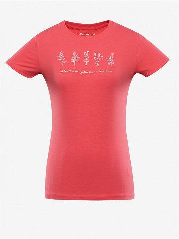 Červené dámské tričko ALPINE PRO NORDA