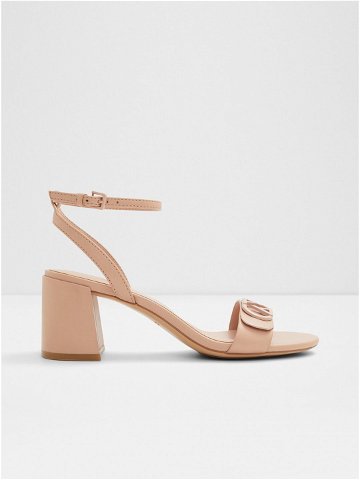 Béžové dámské kožené sandály Aldo Bung