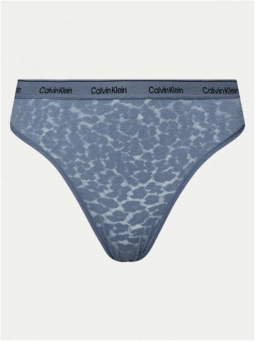 Calvin Klein Underwear Brazilské kalhotky 000QD5233E Modrá