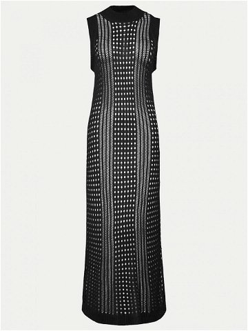 Selmark Plážové šaty BC077 Černá Regular Fit