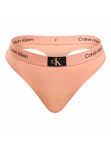Dámská tanga Calvin Klein růžová QF7248E-LN3 XL