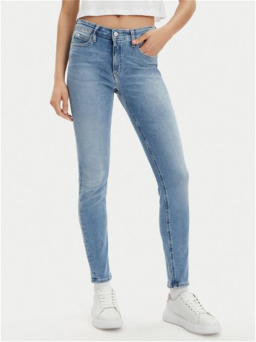 Calvin Klein Jeans Jeansy J20J221580 Modrá Skinny Fit
