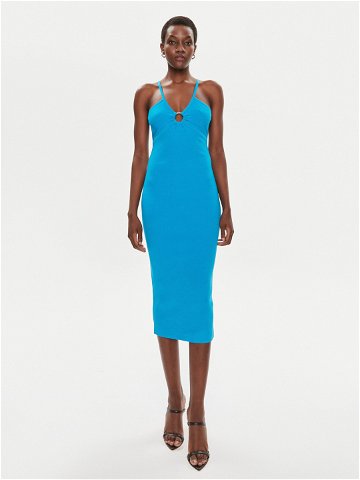 MICHAEL Michael Kors Letní šaty MS4822X33D Modrá Slim Fit