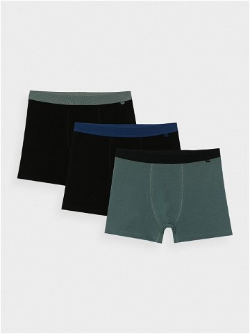Pánské spodní prádlo boxerky 3-pack – olivové