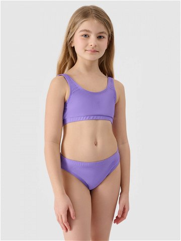 Dívčí dvoudílné plavky – fialové
