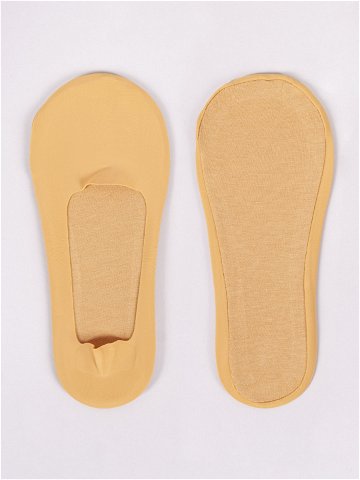 Dámské nízké ponožky s 3 balení Mustard 3641 model 17296633 – Yoclub