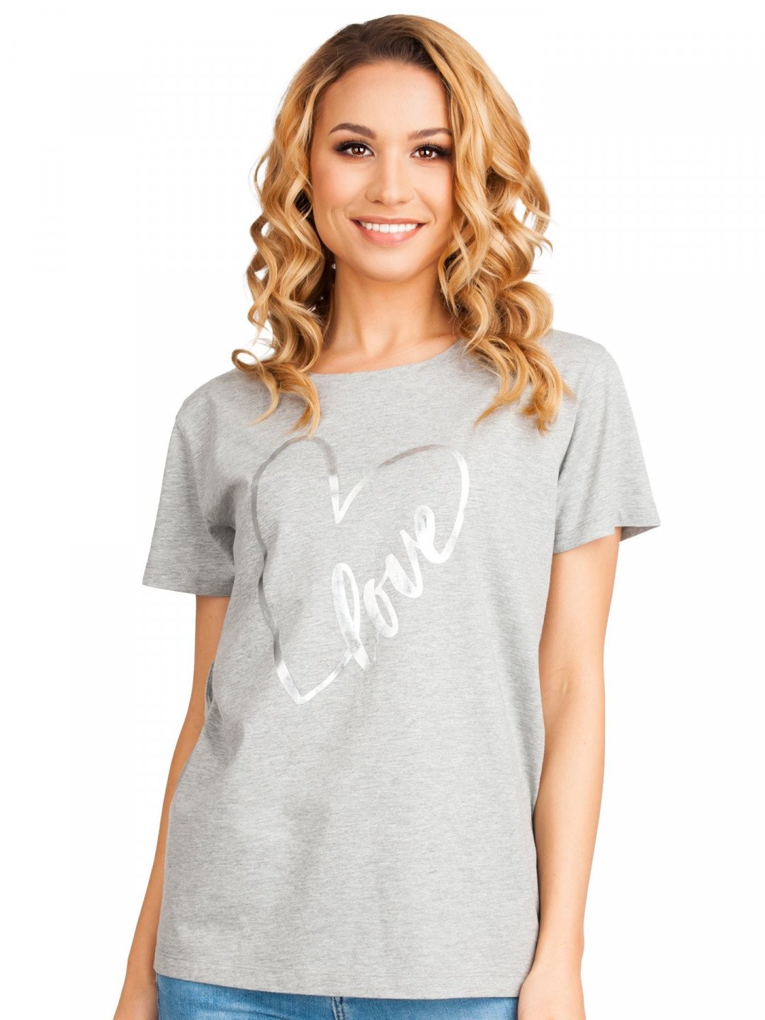 Bavlněné tričko model 17399930 Grey XXL – Yoclub