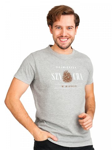 Bavlněné tričko model 17400077 Grey XXXL – Yoclub