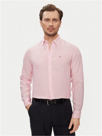 Tommy Hilfiger Košile MW0MW34602 Růžová Regular Fit