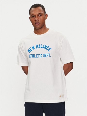 New Balance T-Shirt Greatest Hits MT41514 Bílá Relaxed Fit