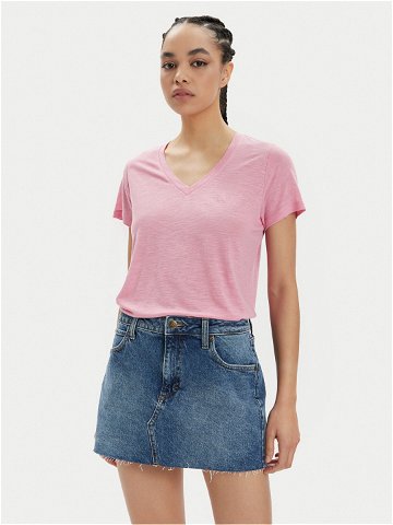 Lee T-Shirt 112350202 Růžová Regular Fit