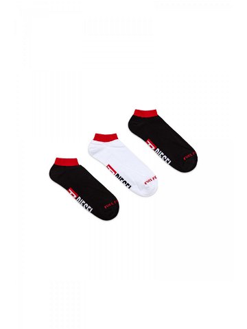 Ponožky diesel skm-gost-threepack socks černá l