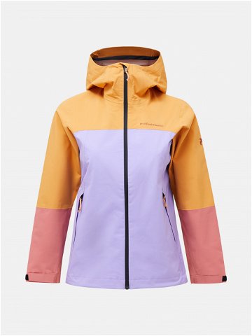 Bunda peak performance w trail hipe shell jacket oranžová xs