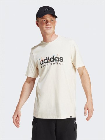 Adidas T-Shirt Landscape IM8305 Béžová Regular Fit
