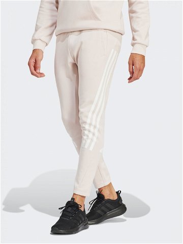 Adidas Teplákové kalhoty Future Icons 3-Stripes IR9155 Růžová Slim Fit
