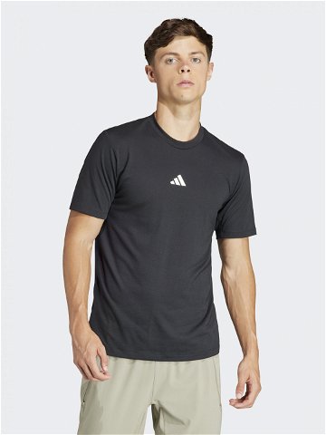 Adidas T-Shirt Workout Logo IT2124 Černá Regular Fit