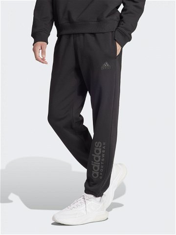 Adidas Teplákové kalhoty ALL SZN Fleece Graphic IW1201 Černá Regular Fit