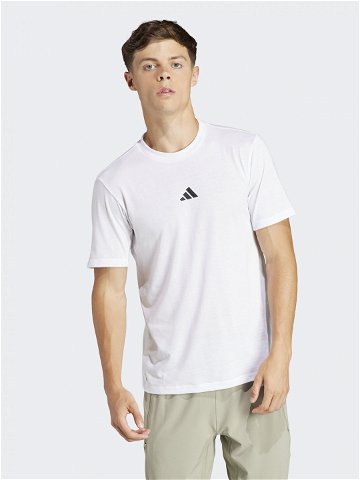 Adidas T-Shirt Workout Logo IT2125 Bílá Regular Fit