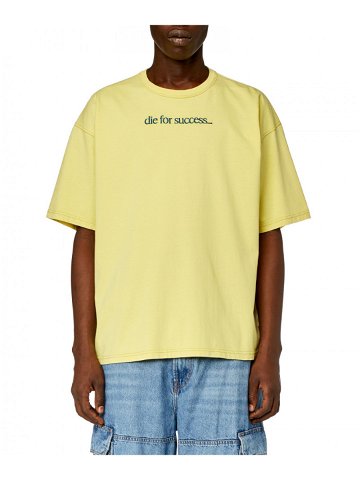 Tričko diesel t-boxt-n6 t-shirt žlutá xxxl