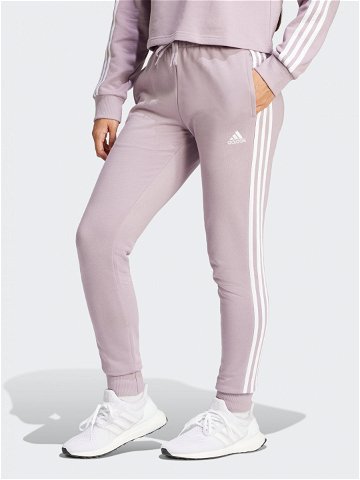 Adidas Teplákové kalhoty Essentials 3-Stripes IR5379 Růžová Slim Fit