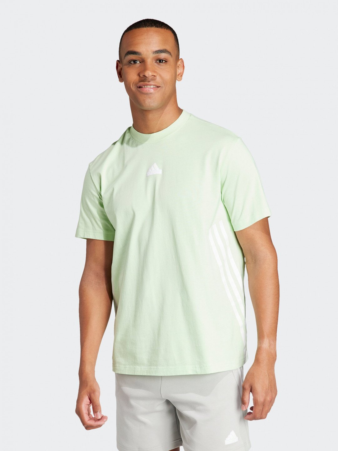 Adidas T-Shirt Future Icons 3-Stripes IR9169 Zelená Loose Fit