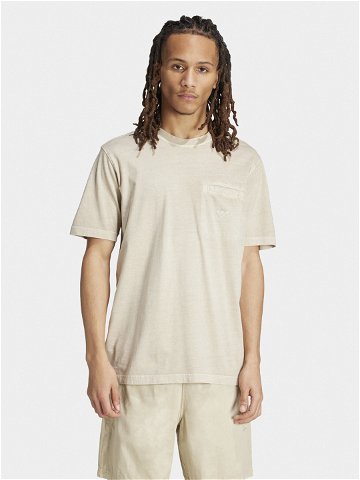 Adidas T-Shirt Trefoil Essentials IS1763 Béžová Regular Fit
