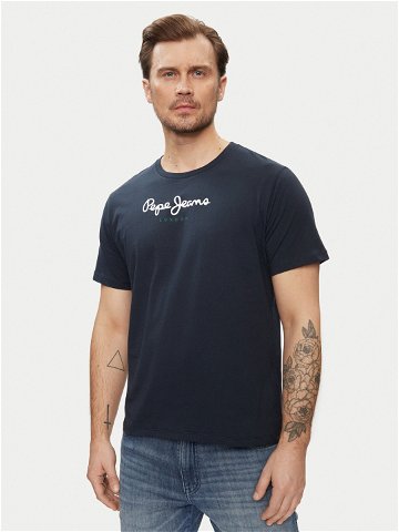 Pepe Jeans T-Shirt Eggo N PM508208 Tmavomodrá Regular Fit
