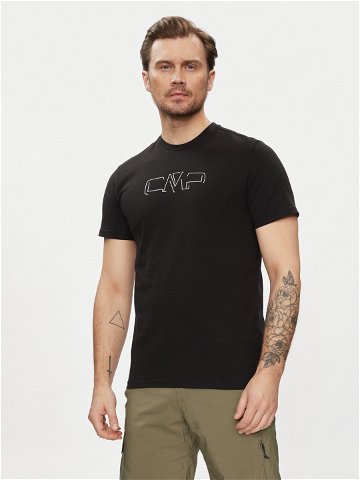 CMP T-Shirt 32D8147P Černá Regular Fit