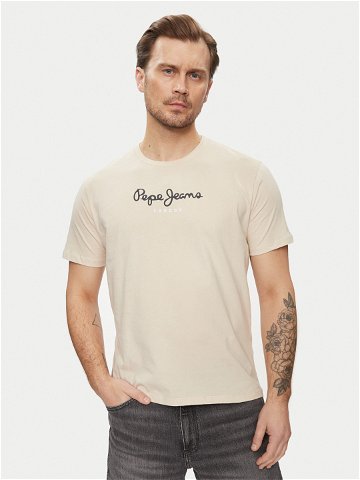 Pepe Jeans T-Shirt Eggo N PM508208 Béžová Regular Fit