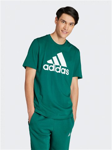 Adidas T-Shirt Essentials IS1300 Zelená Regular Fit