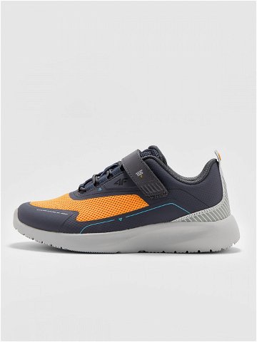 Chlapecké boty lifestyle sneakers MECHA – oranžové