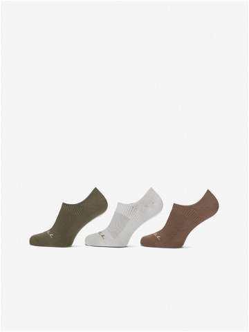 O Neill FOOTIE 3-PACK Unisexové ponožky Bílá
