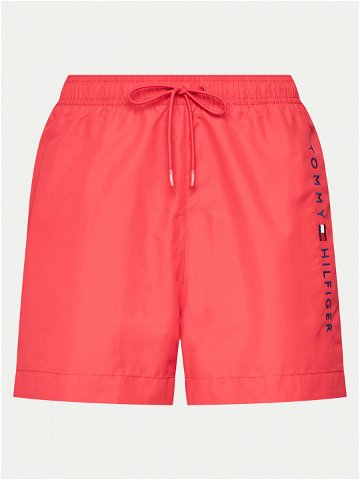 Tommy Hilfiger Plavecké šortky UM0UM03258 Růžová Regular Fit