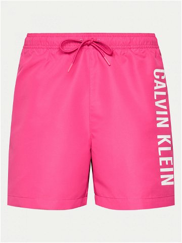 Calvin Klein Swimwear Plavecké šortky KM0KM01004 Růžová Regular Fit