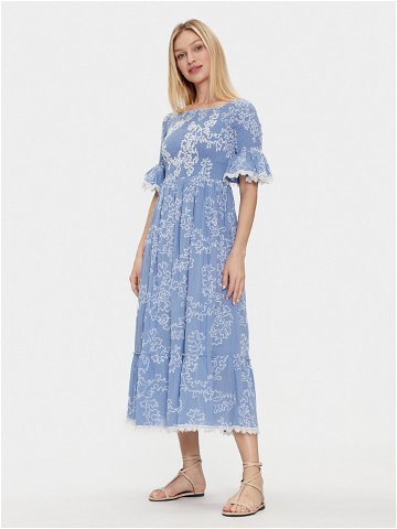 Iconique Letní šaty Jessica IC24-041 Modrá Regular Fit