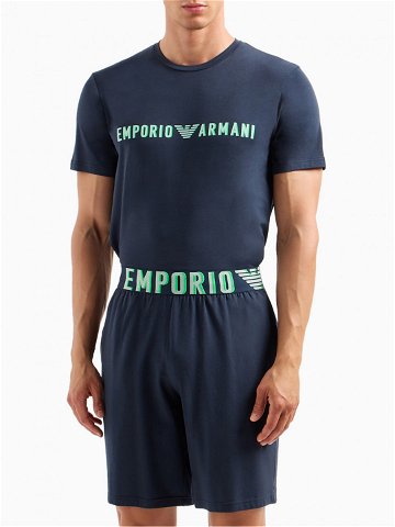 Emporio Armani Underwear Pyžamo 111573 4R516 00135 Tmavomodrá Regular Fit