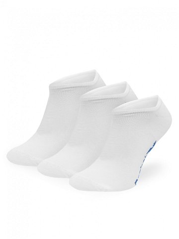 Reebok Sada 3 párů nízkých ponožek unisex R0253-SS24 3-pack Bílá