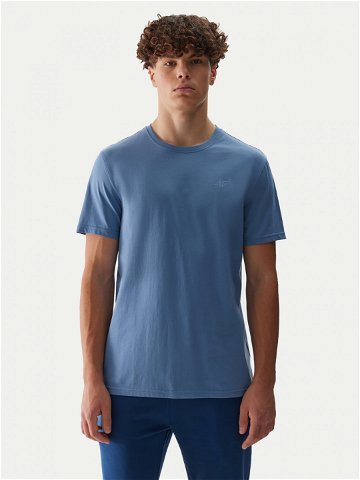 4F T-Shirt 4FWSS24TTSHM1154 Modrá Regular Fit