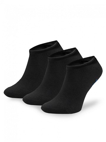 Reebok Sada 3 párů nízkých ponožek unisex R0253-SS24 3-pack Černá