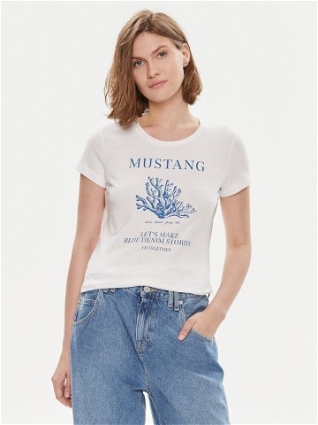 Mustang T-Shirt Alexia 1013789 Bílá Slim Fit
