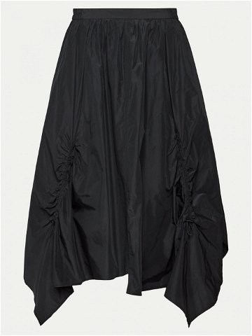 DKNY Midi sukně P4AN7W21 Černá Regular Fit