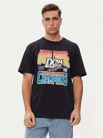 DC T-Shirt 94 Champs Hss ADYZT05343 Černá Regular Fit