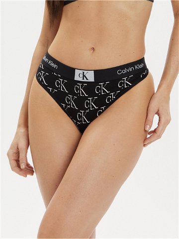Calvin Klein Underwear Kalhotky string 000QF7221E Černá